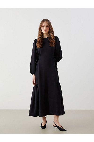 LC Waikiki Orange Crew Neck Women's Dress
