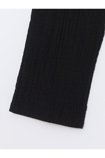 LC Waikiki New Season Elastic Waist Textured Girl's Trousers - S5Hl60Z4