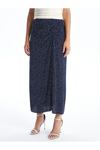 LC Waikiki Lcw Waist Zipper Polka Dot Women's Skirt Fast Fashion