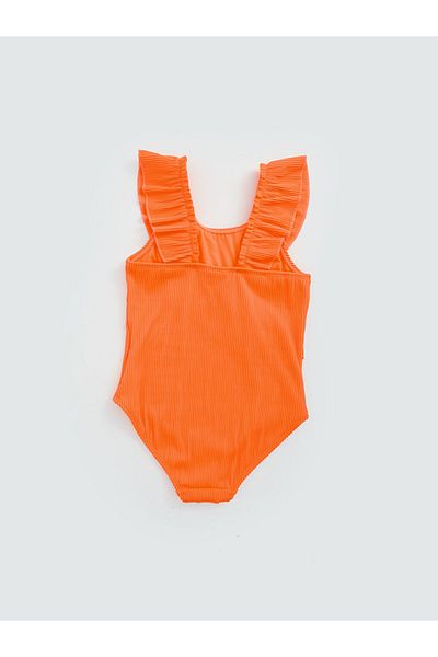 LC Waikiki New Season Ruffle Detailed Girls' Swimsuit - S44855Z4