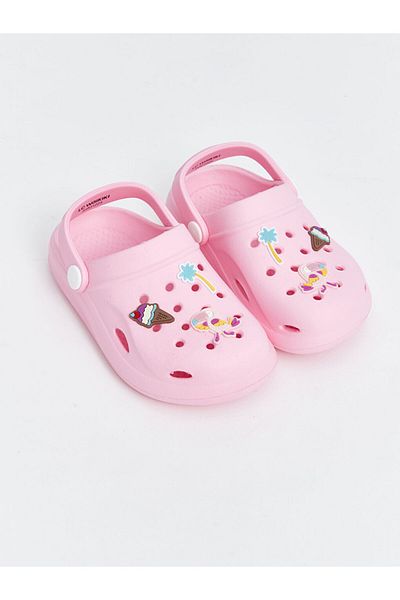 LC Waikiki New Season Printed Girl's Beach Sandals - S4Iq12Z4