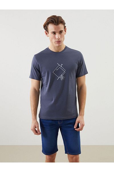 LC Waikiki New Season Crew Neck Printed Men's T-Shirt - S5K341Z8