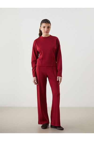 LC Waikiki Women's Wide Leg Sweatpants with Elastic Waist