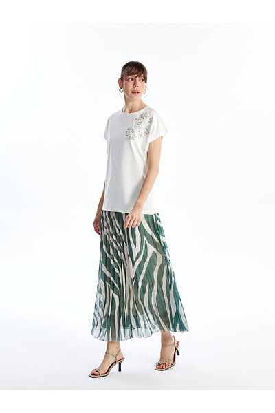 LC Waikiki Women's Skirt with Elastic Waist