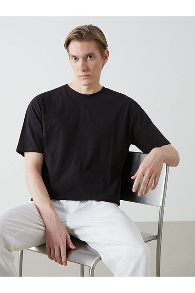 LC Waikiki New Season Crew Neck Combed Cotton Ανδρικό Tisort - S5I685Z8