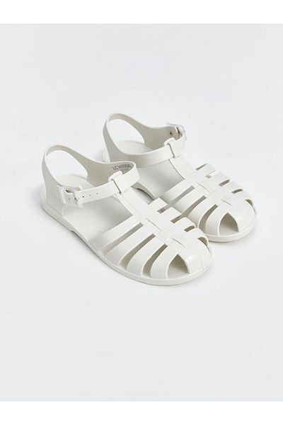 LC Waikiki New Season Women's Beach Sandals with Closed Buckle Detail - S4Ds18Z8