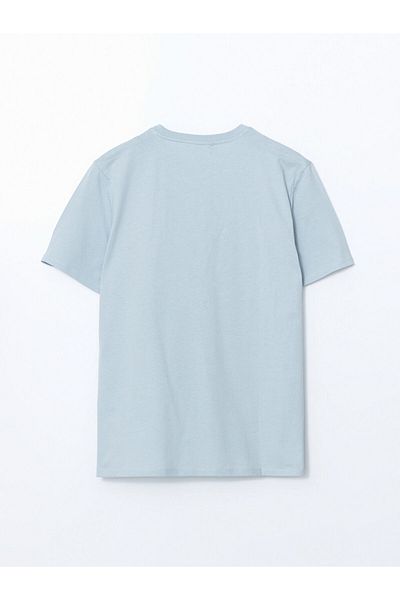 LC Waikiki New Season Crew Neck Short Sleeve Printed Combed Cotton Men's T-Shirt - S5K431Z8