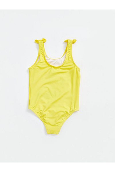 LC Waikiki Lcw Crew Neck Printed Baby Girl Swimsuit Fast Fashion