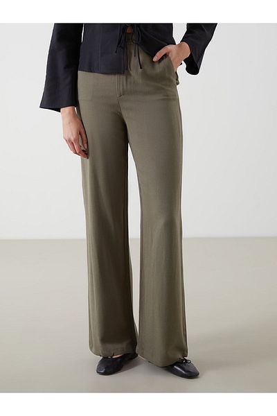 LC Waikiki New Season Slim Fit Linen Blend Women's Trousers - S5J552Z8