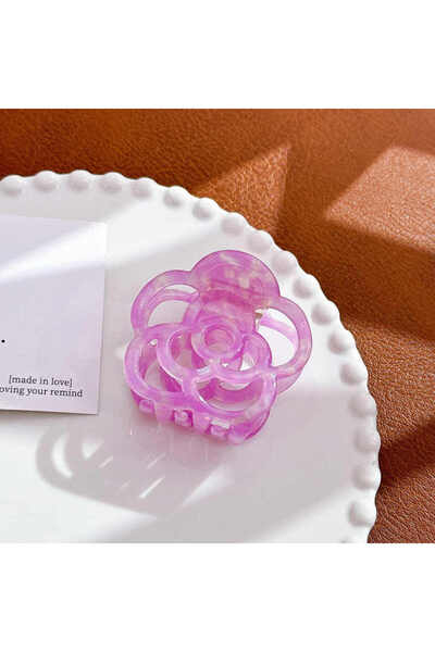 Nolana High Quality Pink Flower Figured Bone Acetate - Minimal Design