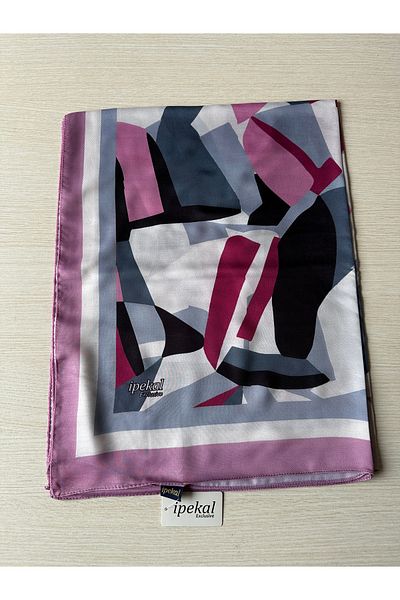 İpekal İpekal Exclusive Large Batik Patterned Cotton Shawl 70X180