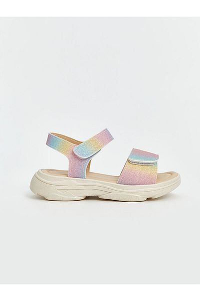LC Waikiki New Season Velcro Girls Sandals - S5Jd99Z4