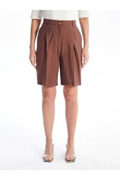 LC Waikiki Women's Comfortable Fit Straight Shorts