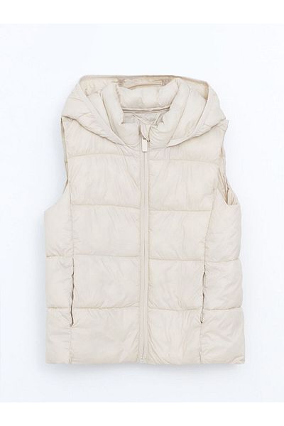 LC Waikiki Hooded Girl's Puffer Vest