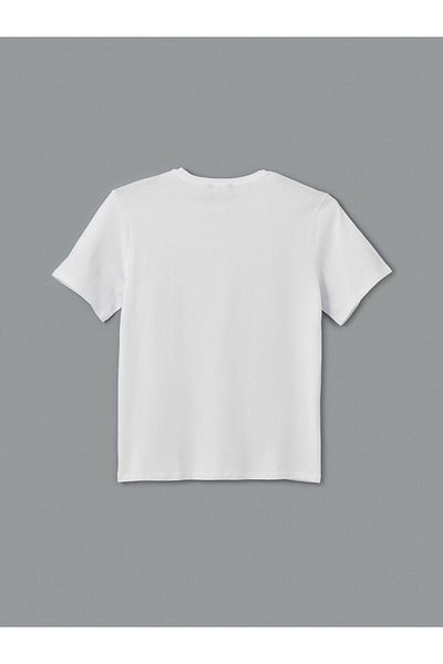 LC Waikiki Ανδρικό μπλουζάκι LCW Crew με κοντό μανίκι με εμπριμέ χτενισμένο βαμβάκι