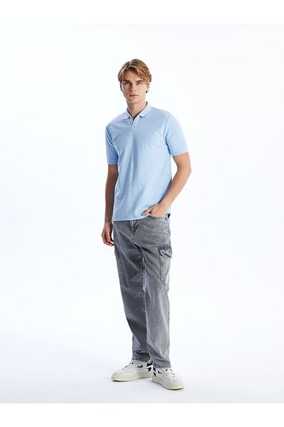 LC Waikiki Tricou pentru bărbați cu mânecă scurtă cu guler polo sezon nou - S47338Z8