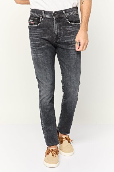 Diesel بنطلون جينز رجالي 1983 Skinny Fit قابل للتمدد، أسود مغسول