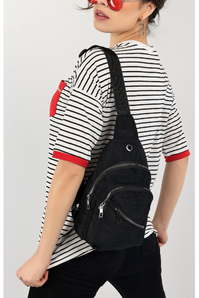 Bizde Ne Yok ki Geantă unisex pentru piept și talie, geantă cu compartiment p...