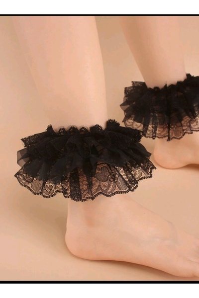 nuriçgiyim Tulle Detailed Foot Bracelet
