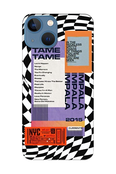 frondcase حافظة هاتف آيفون 13 ميني داما تيم باللون الأسود