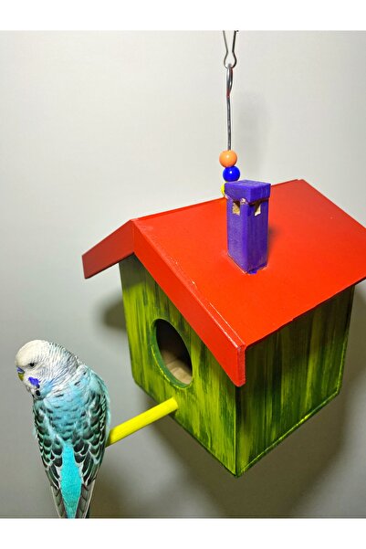 Ciko Kafes Decorative Chimney Bird House 26X15X14