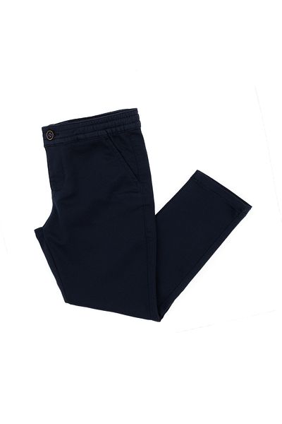 U.S. Polo Assn. Boy's Navy Blue Canvas Trousers 50300984 -Vr033