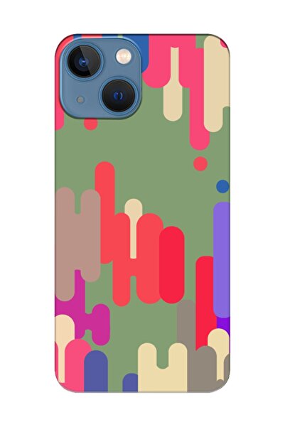 frondcase حافظة هاتف آيفون 13 ميني بوب آرت باللون الأخضر