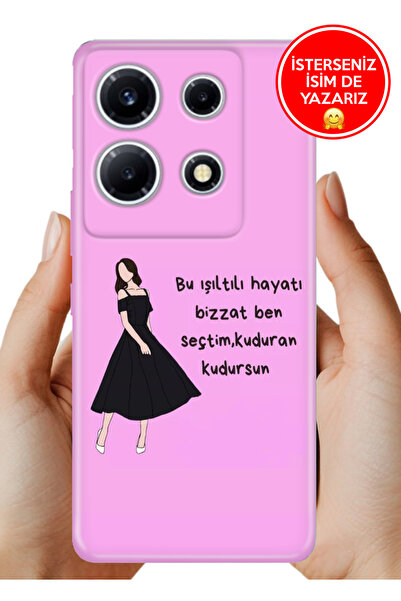 Cekuonline İnfinix Note 30 Vip 6.67" Kılıf Trend Desenli Esnek Kapak Ben Seçtim