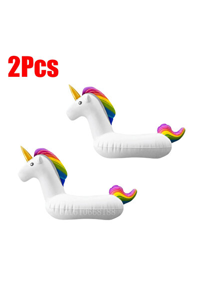MOJOYCE 2Pcs I 1-5Pcs Floating Cup Inflatable Flamingo Drinks Cup Holder Pool...