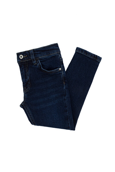 U.S. Polo Assn. Erkek Çocuk Koyu Mavi Jean Pantolon 50304248-DN0023