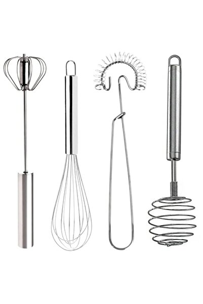 Online Kapında 4 Adet Paslanmaz Çelik Çırpıcı Set Otomatik Çırpıcı,tel Çırpıc...