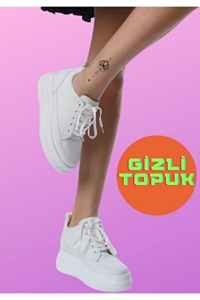 Favi Ayakkabı Γυναικεία αθλητικά παπούτσια με κρυφό τακούνι με ψηλή σόλα σε λ...