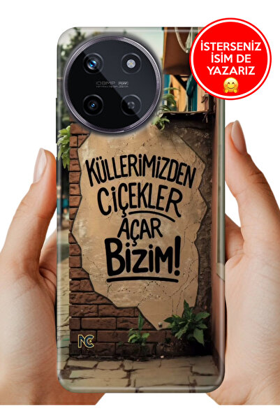 realme 11 4G Kılıf Desenli Baskılı Kamera Korumalı Silikon Çiçekler Açar