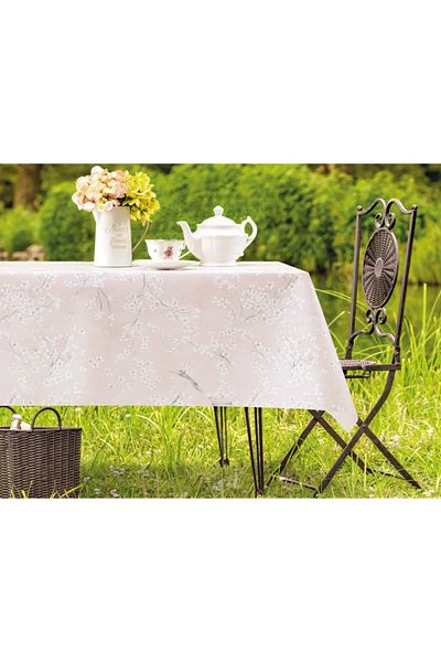 Madame Coco Pvc Mesa Cover - Powder Border