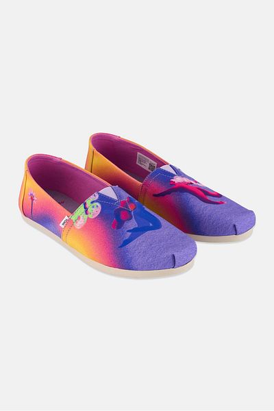 Toms حذاء نسائي سهل الارتداء، بنفسجي