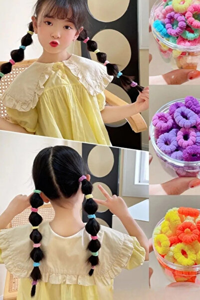 Nisankids Σετ μικροσκοπικές λαστιχένιες αγκράφες με τσάντα για πετσέτες σε δι...