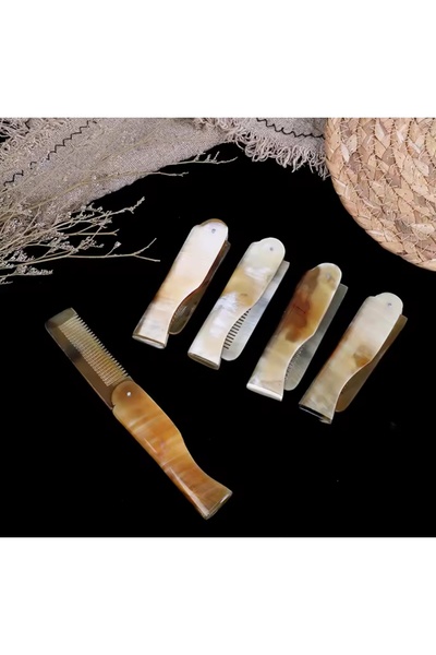 Wolawood Special Handmade Natural Bone Comb Antistatic Hair Care Unisex Anti-Dandruff Healthy Solution