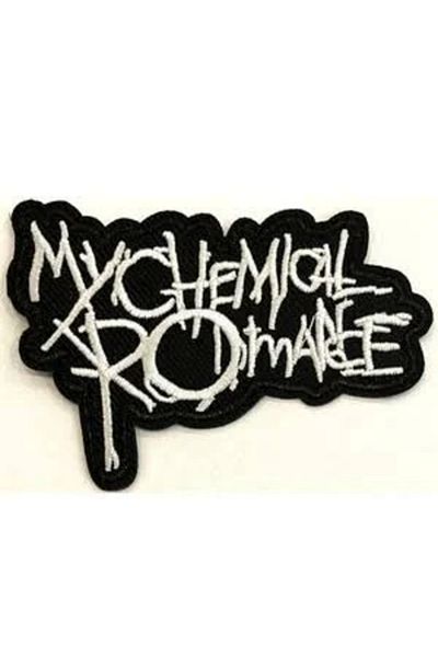 Metal Giyim My Chemical Romance Black Men's T-Shirt - Mcr Patch Gift