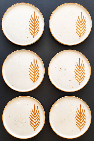 Dfn Life Başak 19 cm 6-Piece Cake Plate - Presentation Set