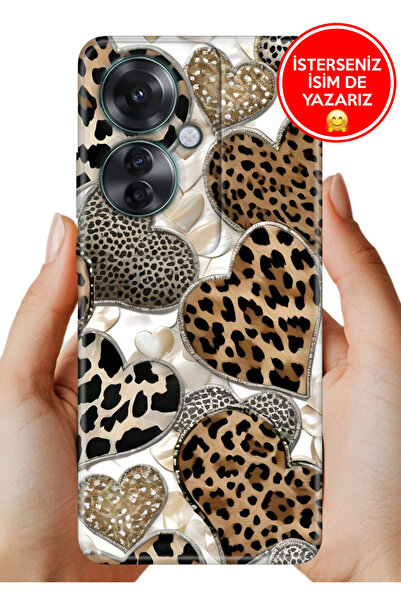 OPPO Reno 11F 5G Kılıf TPU Resimli Silikon Kalp90210