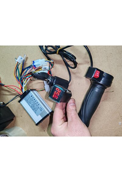 ONVO Ebike ve scooter 24 36 48 volt uyumlu monero akıllı beyin ve kontak anahtarı seti