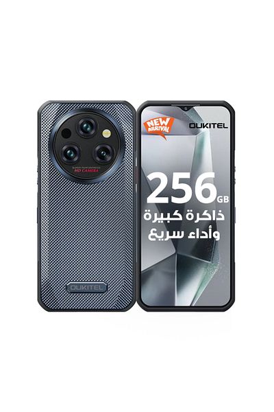oukitel هاتف WP35S RUGGED أسود 6 جيجابايت ذاكرة وصول عشوائي 256 جيجابايت 4G LTE