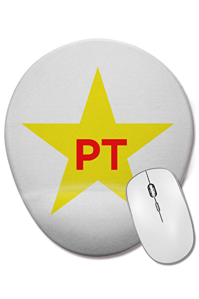 BASKI DÜNYASI Mouse Pad oval PT 1 cu suport pentru încheietura mâinii