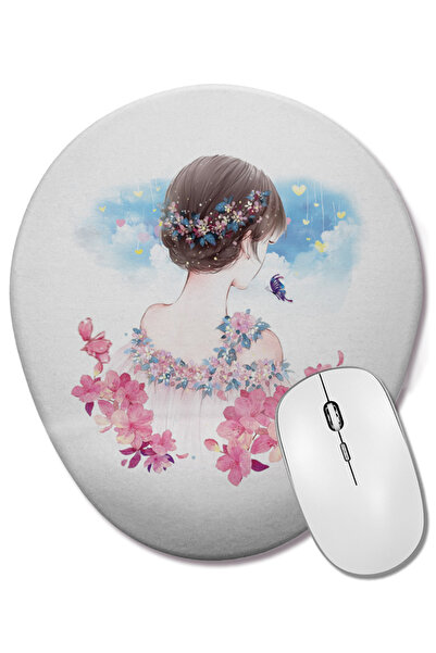 BASKI DÜNYASI Подарък за Свети Валентин за любимия човек 0107 Овална подложка...