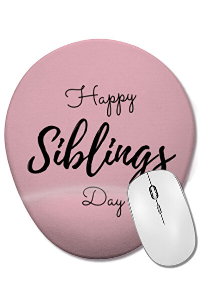 BASKI DÜNYASI Mouse Pad oval SIMONE BILES cu suport pentru încheietura mâinii