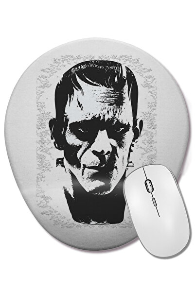 BASKI DÜNYASI Frankenstein II ovalna podloga za miša sa podrškom za zglob