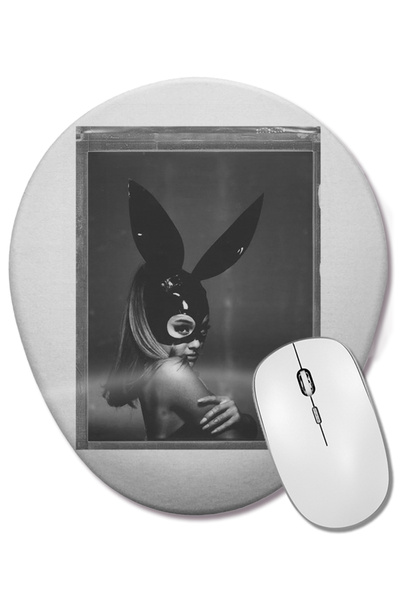 BASKI DÜNYASI Mouse Pad oval Dangerous Woman cu suport pentru încheietura mâinii