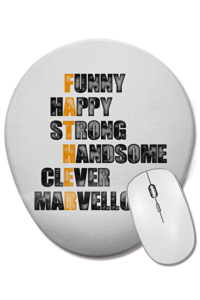 BASKI DÜNYASI Δώρο για την Ημέρα του Πατέρα για τον Πατέρα 00118 Οβάλ ποντίκι...