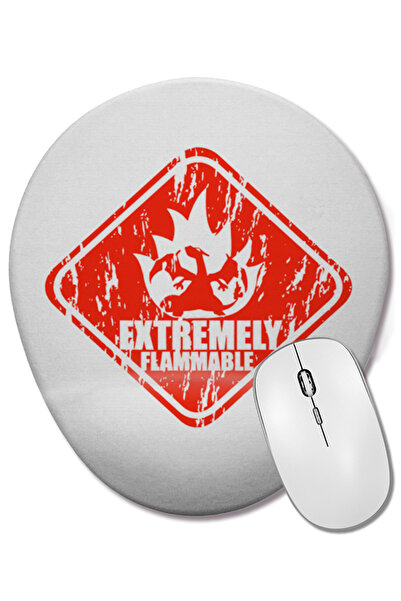 BASKI DÜNYASI Mouse Pad oval cu suport pentru încheietura mâinii, extrem de i...