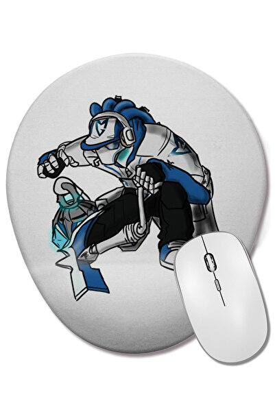 BASKI DÜNYASI Mouse Pad oval Thresh Ssw cu suport pentru încheietura mâinii